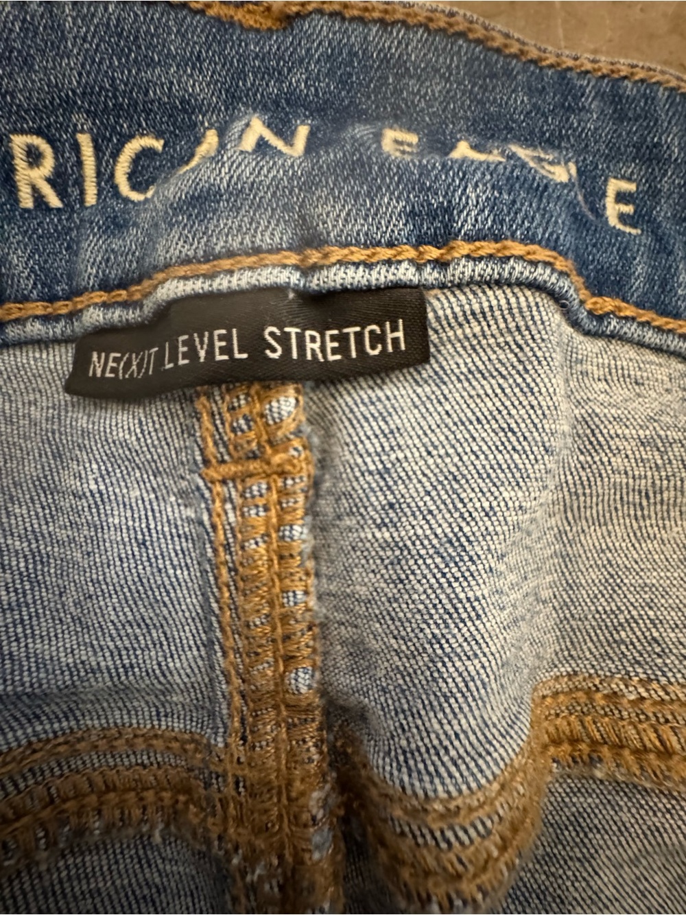 American Eagle Outfitters Hi-Rise Skinny Kick Jeans Size 18 Long - Picture 4 of 10